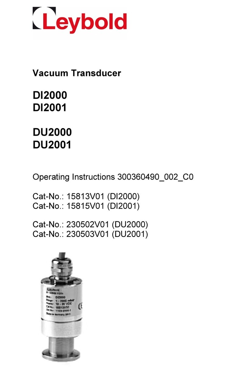 LEYBOLD DI2000 User manual