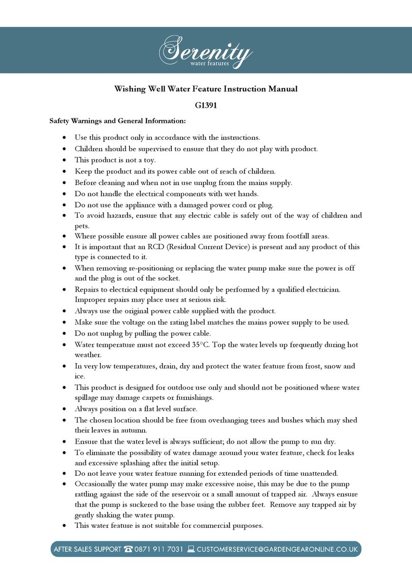 Serenity G1391 instruction manual
