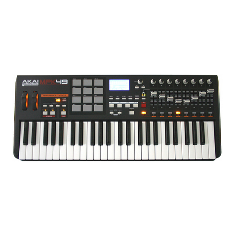 Akai MPK49 Service manual