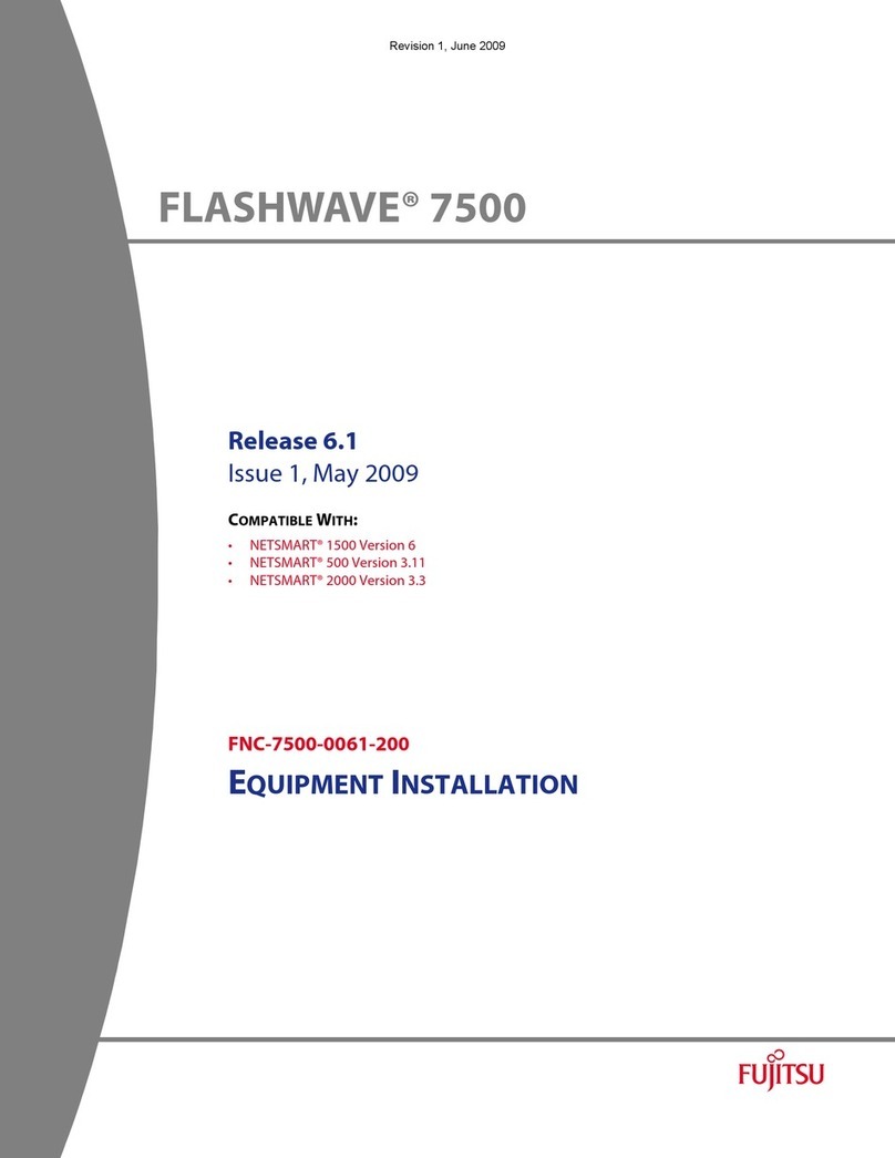 Fujitsu FLASHWAVE 7500 User manual