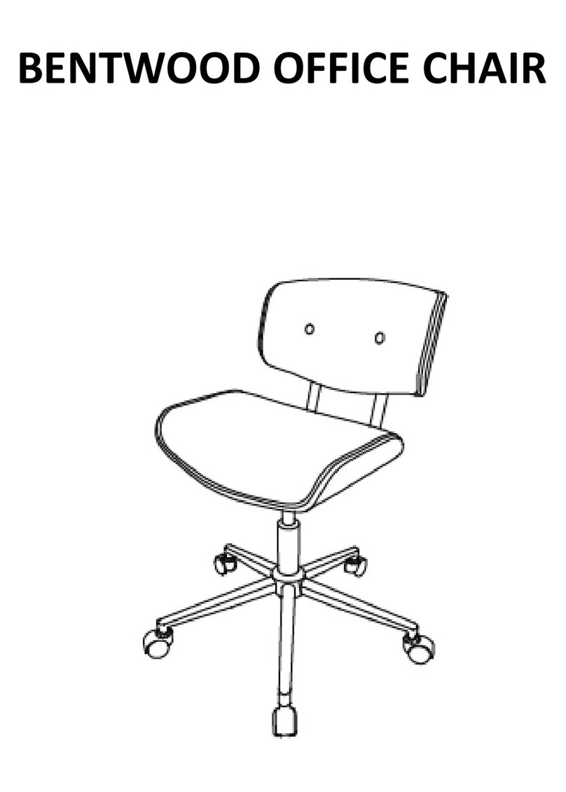 West Elm BENTWOOD OFFICE CHAIR User manual West Elm BENTWOOD OFFICE CHAIR User manual