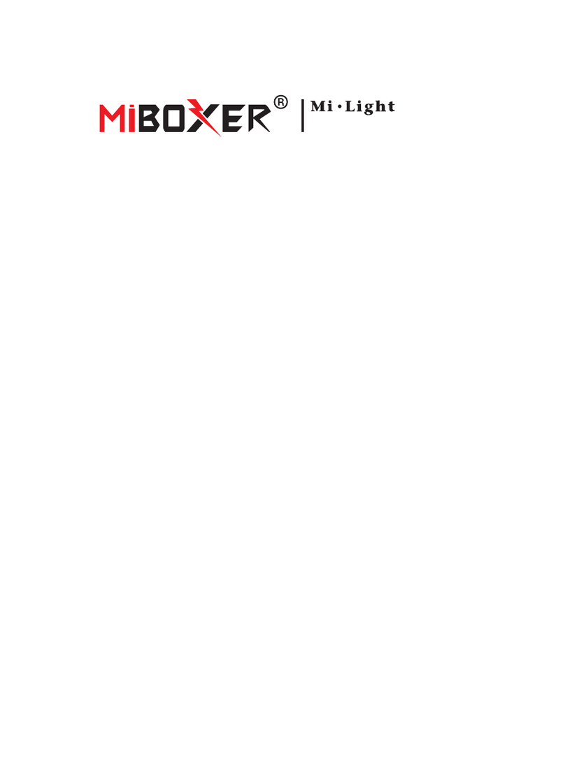 Miboxer Mi-Light FUT089 manual