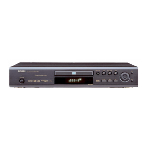 Denon DVD-900 User manual