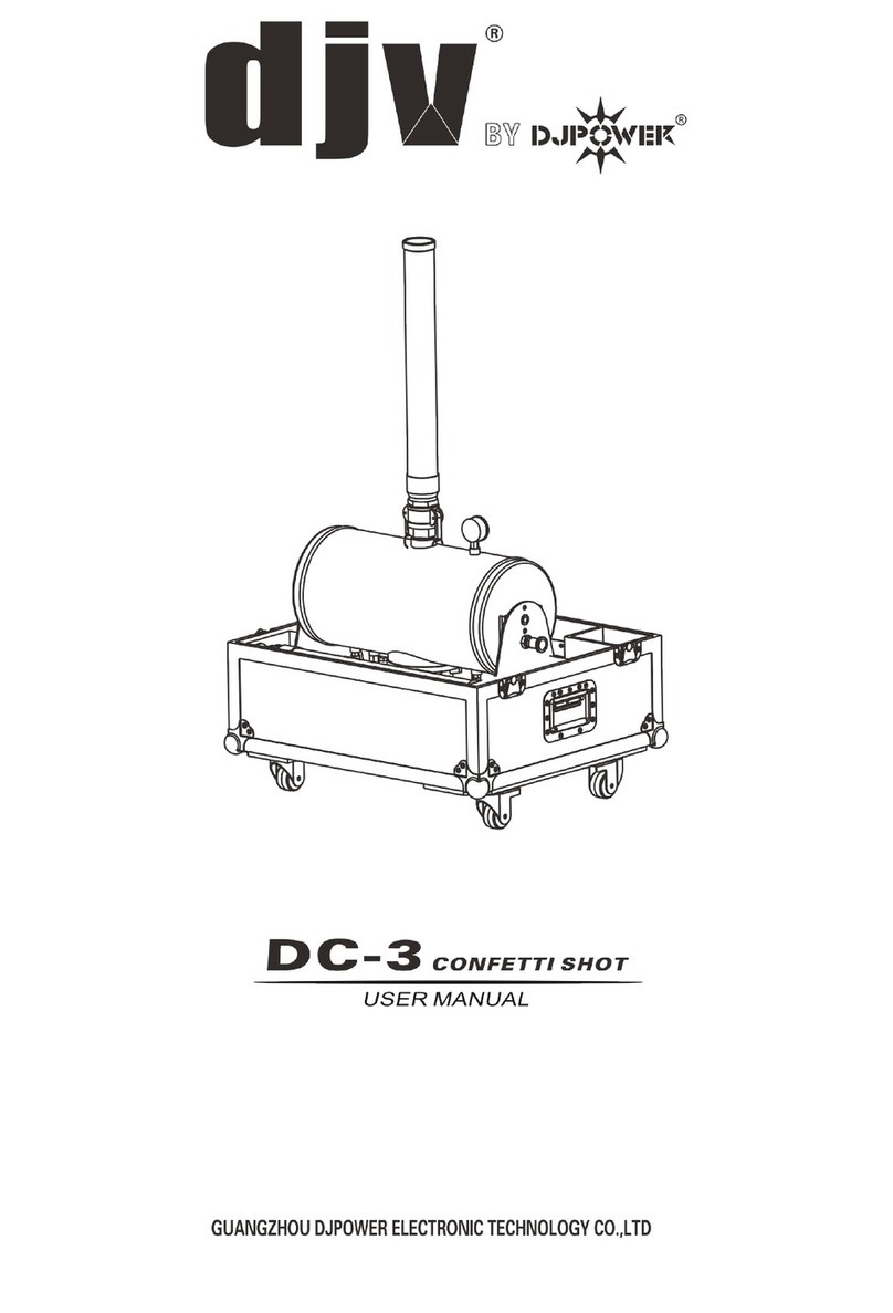 dj power djv DC-3 User manual