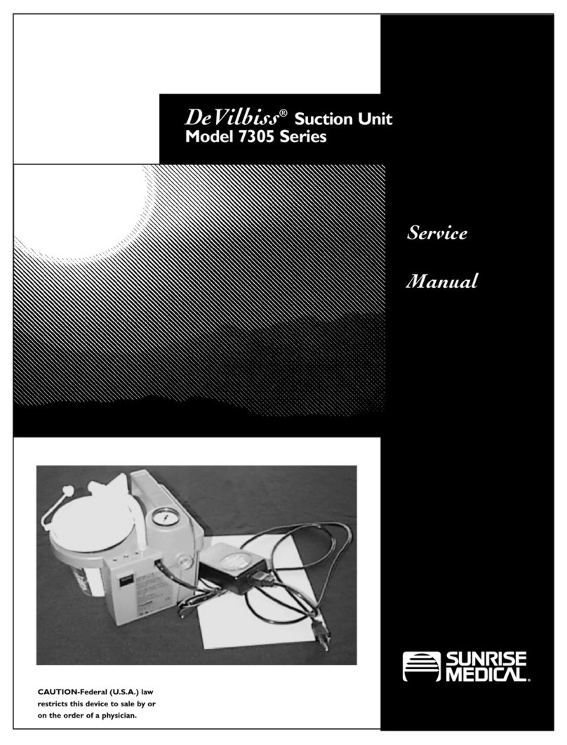 Sunrise Medical DeVilbiss 7305 Series Service manual