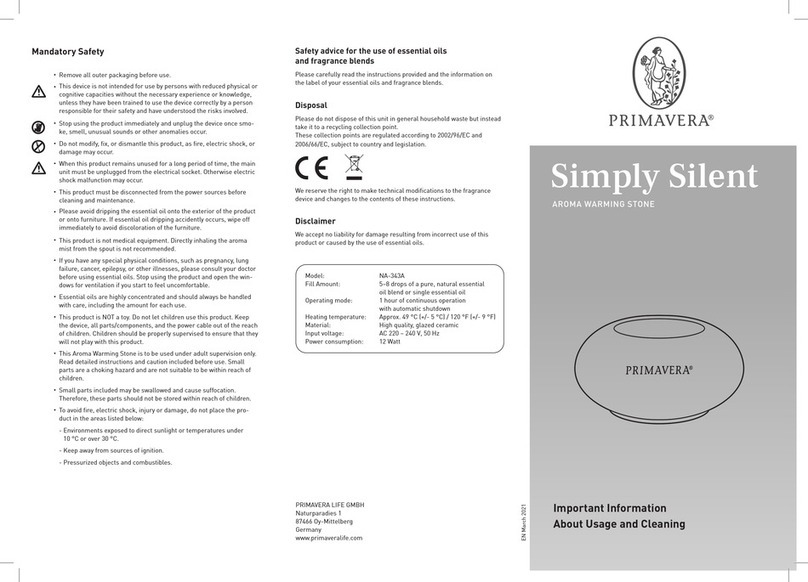 PRIMAVERA Simply Silent Important information