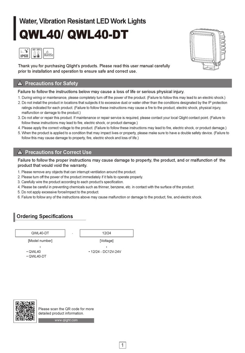 Qlight QWL40 User manual