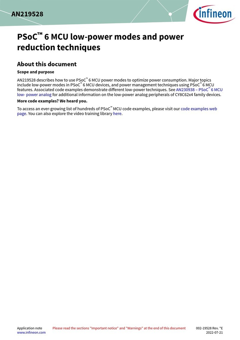 Infineon PSoC 6 User manual