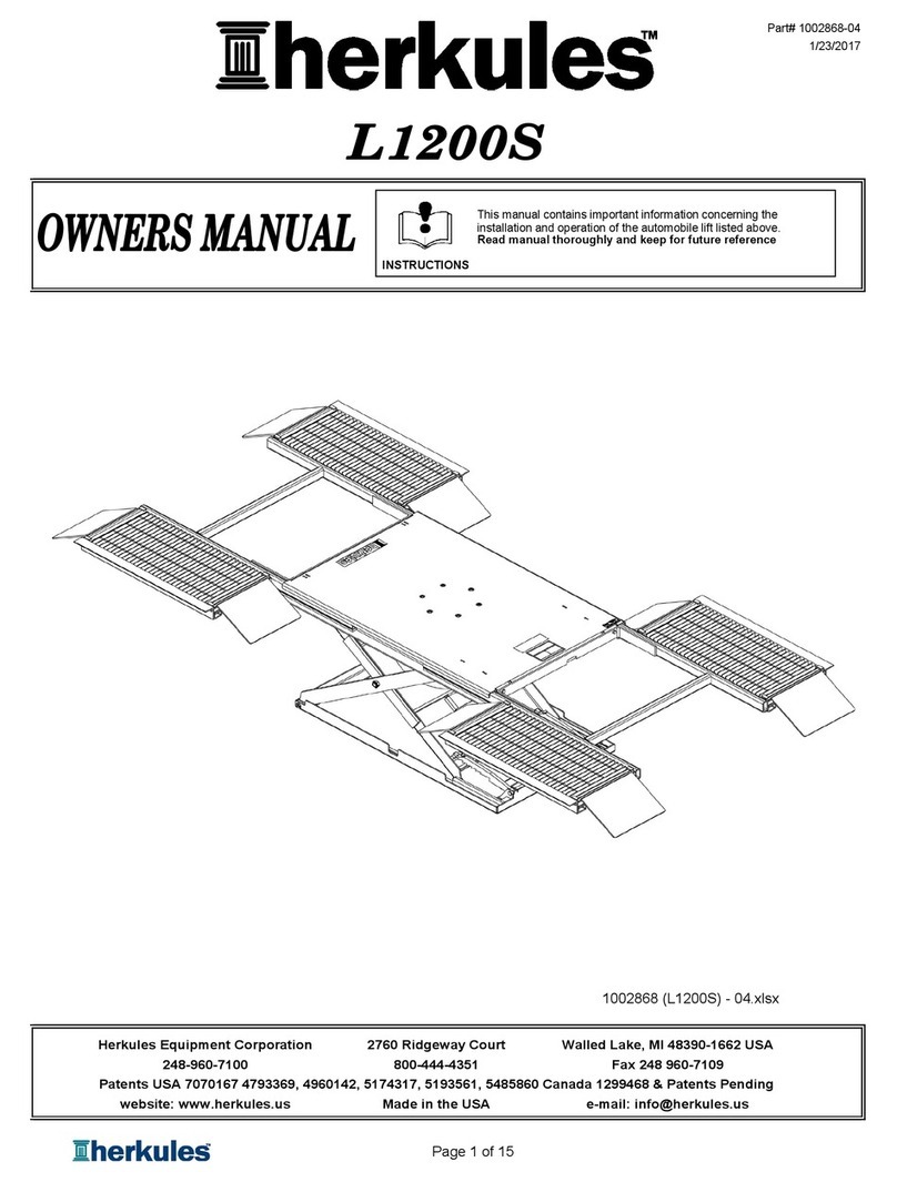 HERKULES L1200S User manual
