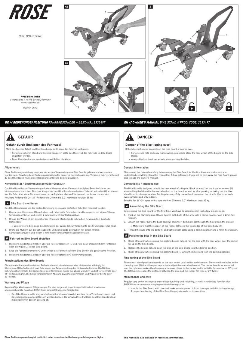ROSE Bikes BIKE BOARD ONE User manual