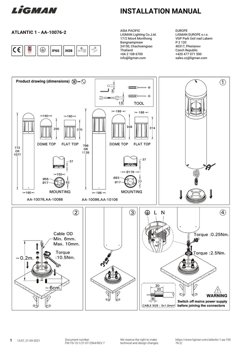 LIGMAN ATLANTIC 1 User manual