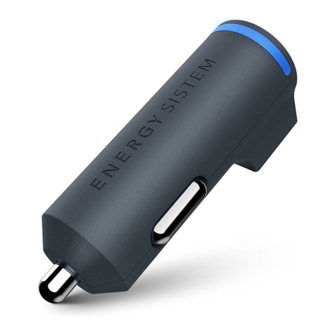ENERGY SISTEM Car Charger Dual 3.1A quick start guide