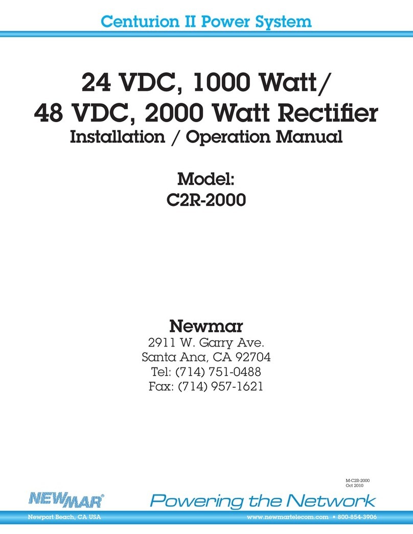NewMar C2R-2000 Installation & operation manual