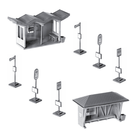 Faller 2 BUS STOP SHELTERS manual
