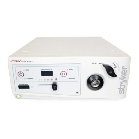 Stryker Endoscopy X7000 Operating and maintenance manual Stryker Endoscopy X7000 Operating and maintenance manual