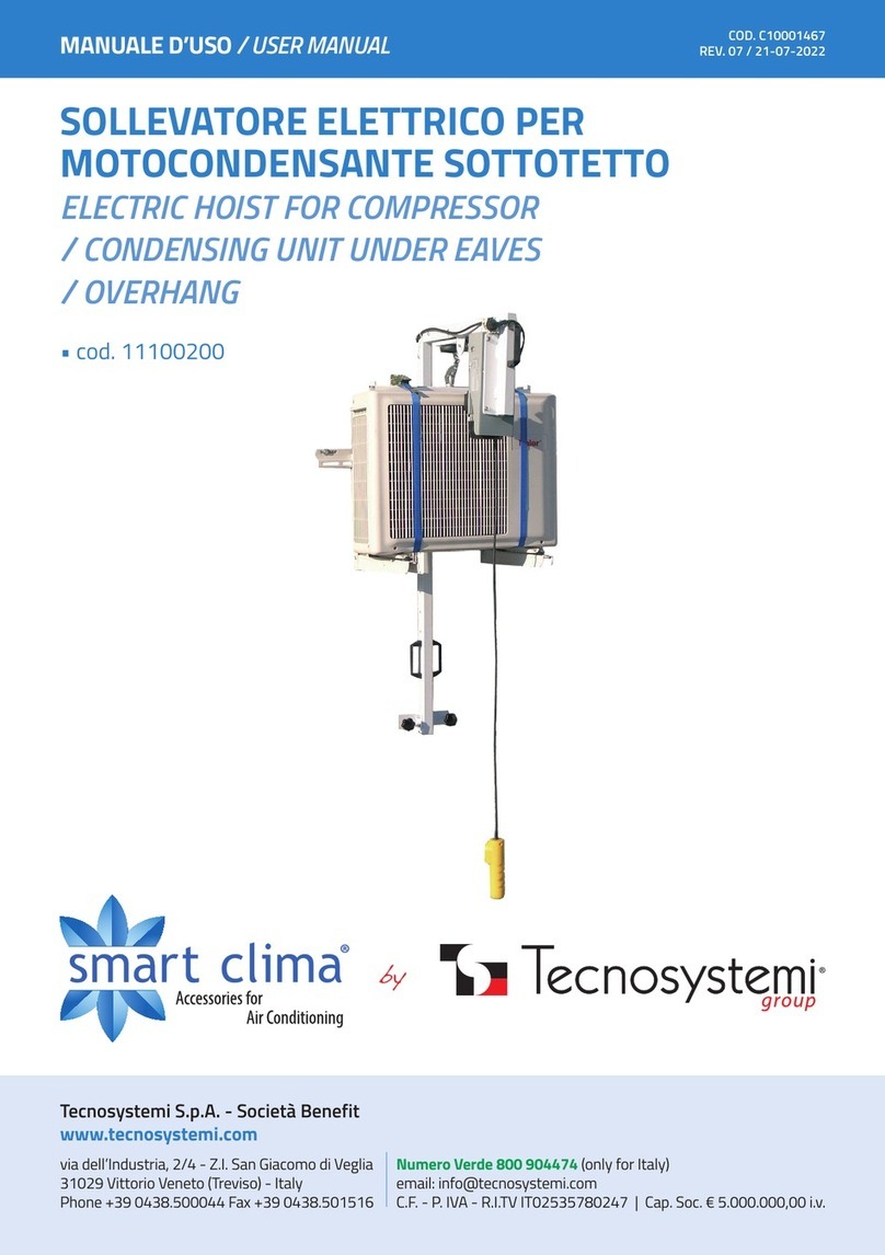Tecnosystemi smart clima 11100200 user manual