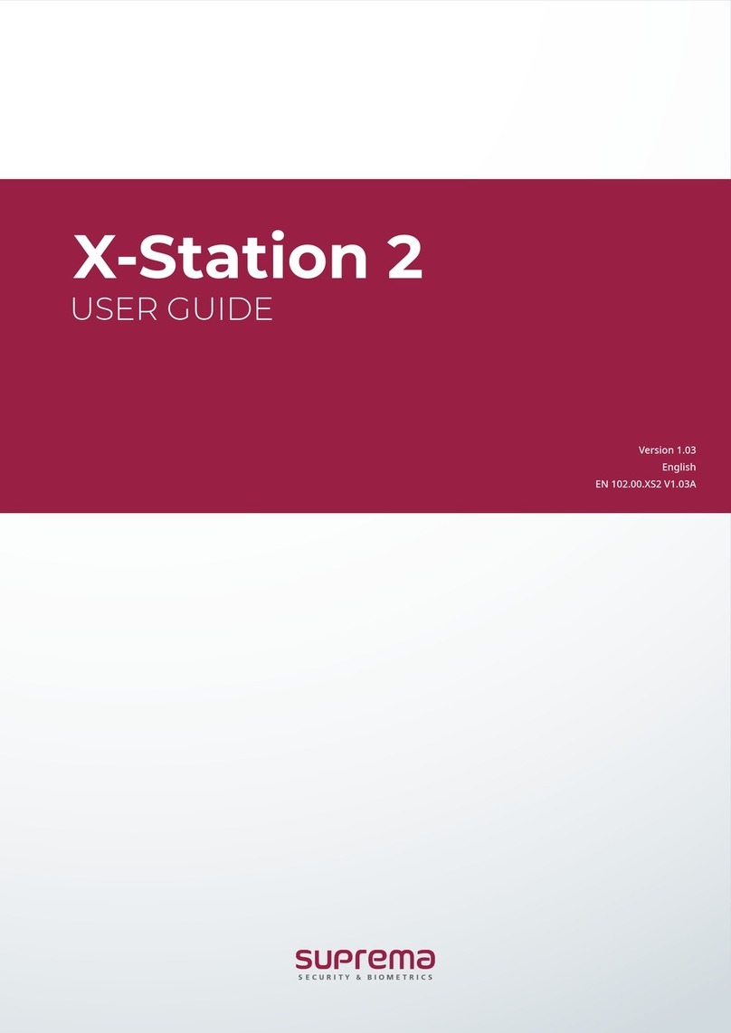 suprema X-Station 2 XS2-QAPB user guide