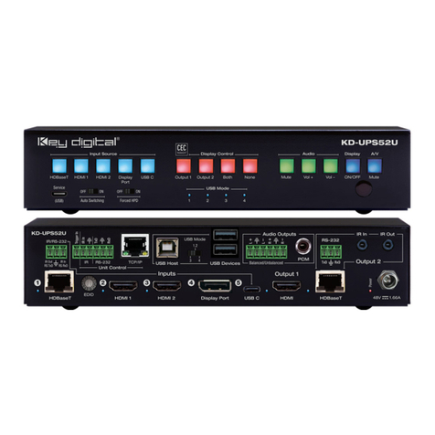 Key Digital KD-UPS52U User manual