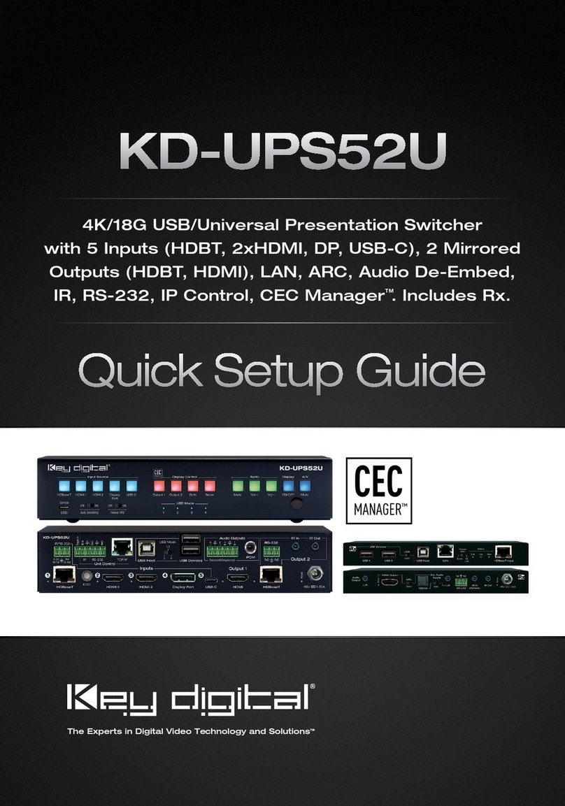 Key Digital KDUPS52USB User manual