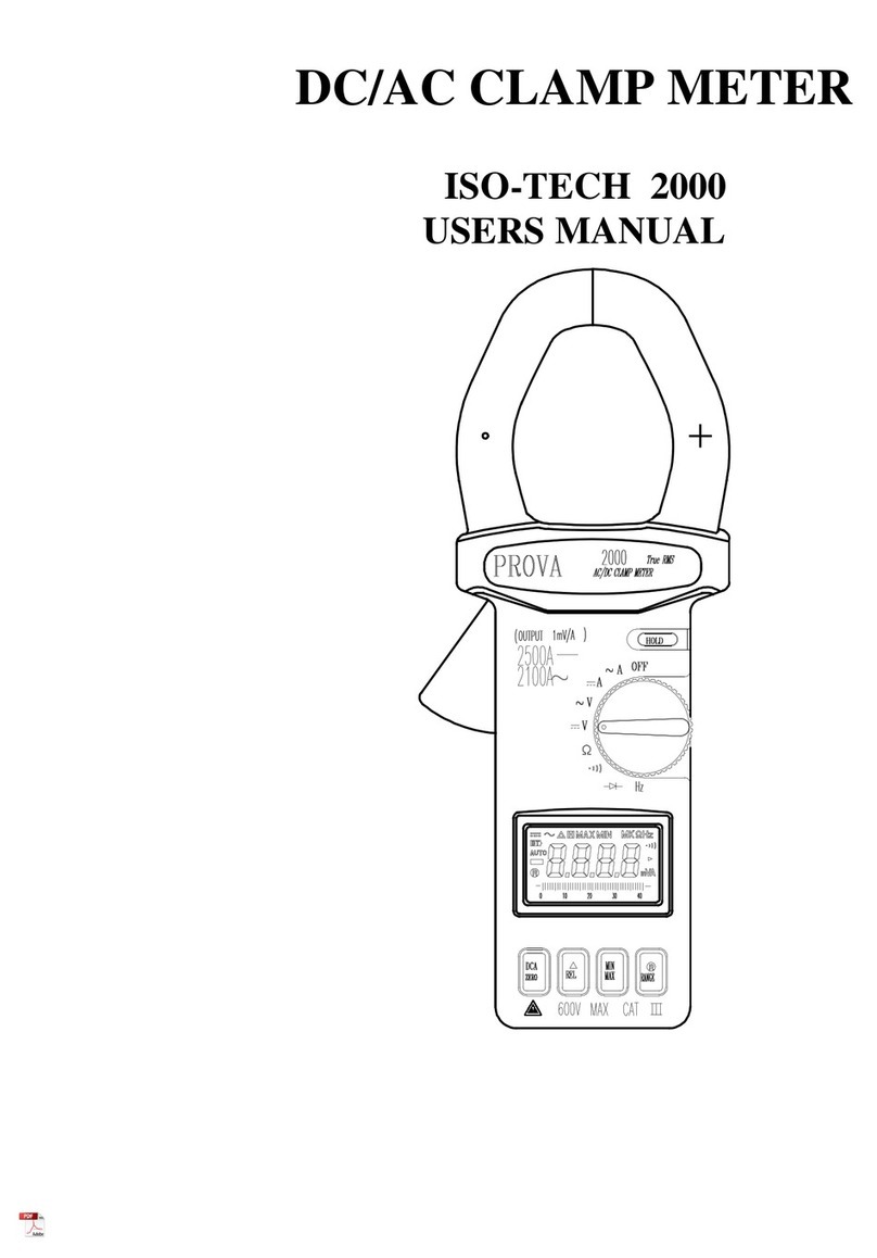 Isotech 2000 User manual