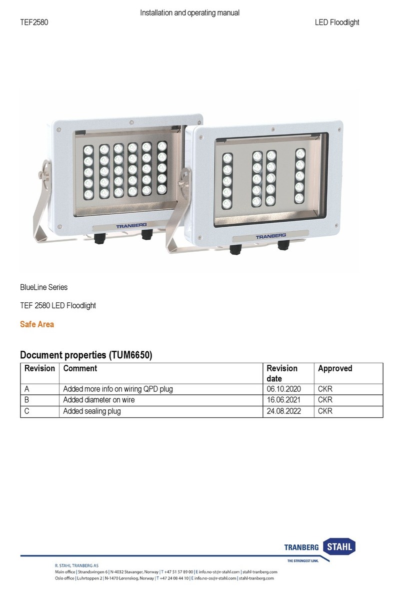 Stahl TRANBERG BlueLine Series Installation and operating manual