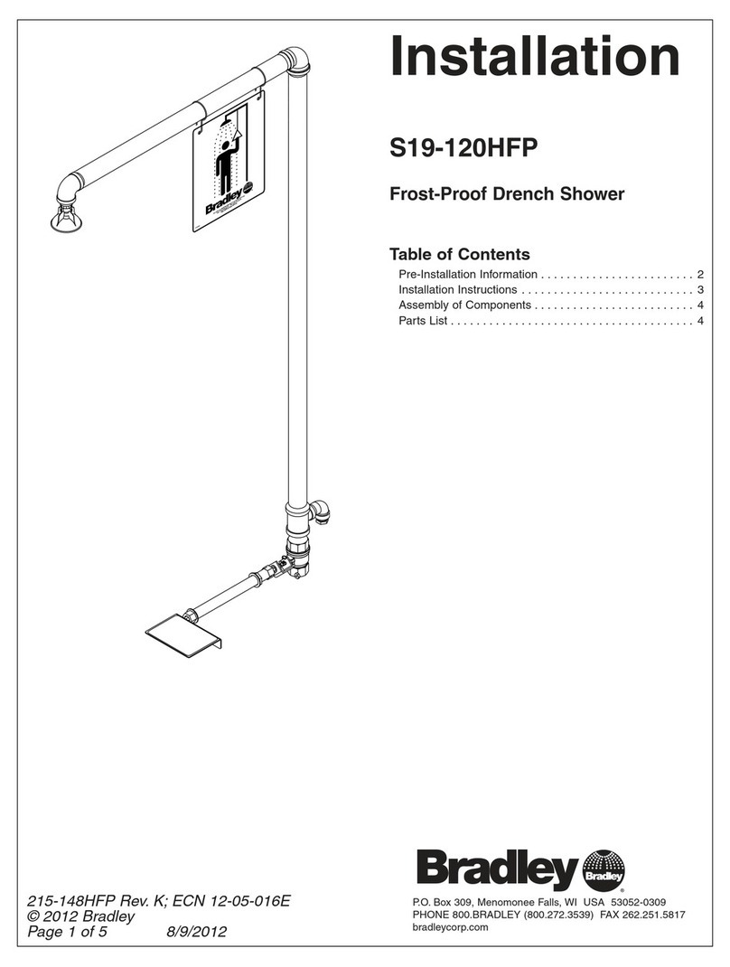 Bradley S19-120HFP User manual