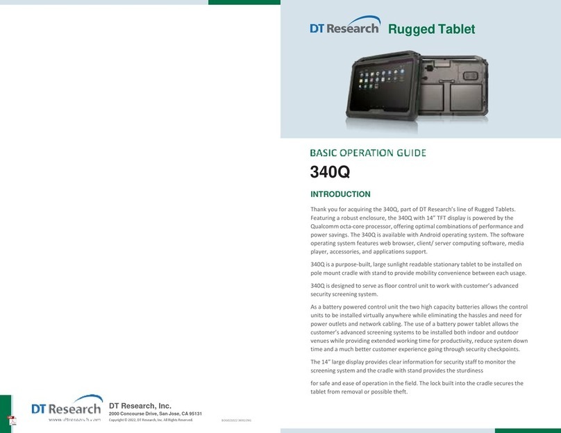 DT Research 340Q Basic operation guide