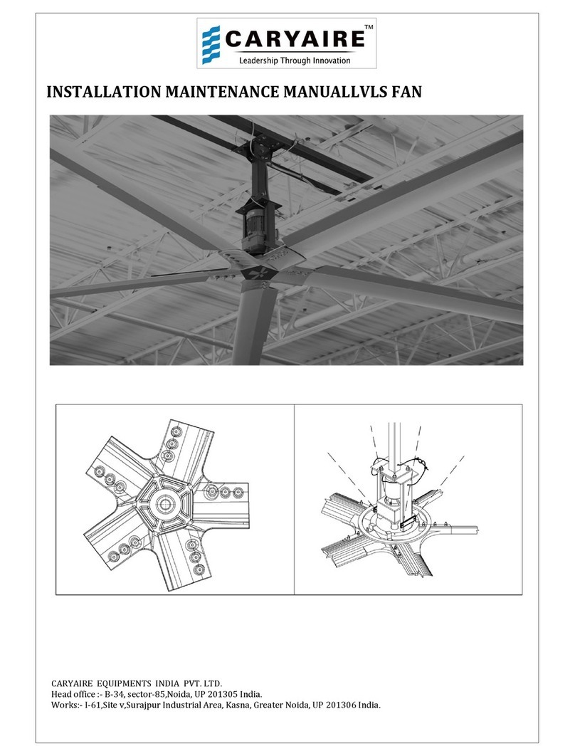 Caryaire LVLS Installation and maintenance manual