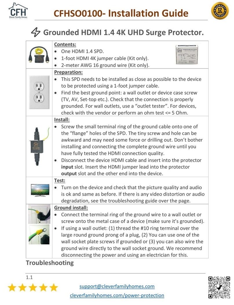 CFH CFHSO0100 installation guide