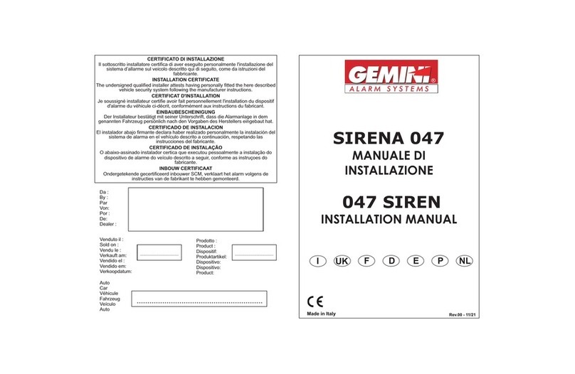 Gemini 047 installation manual