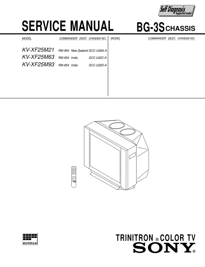 Sony TRINITRON KV-XF25M21 User manual Sony TRINITRON KV-XF25M21 User manual
