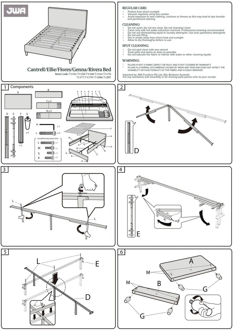 JWA Cantrell 71131 Assembly instructions JWA Cantrell 71131 Assembly instructions