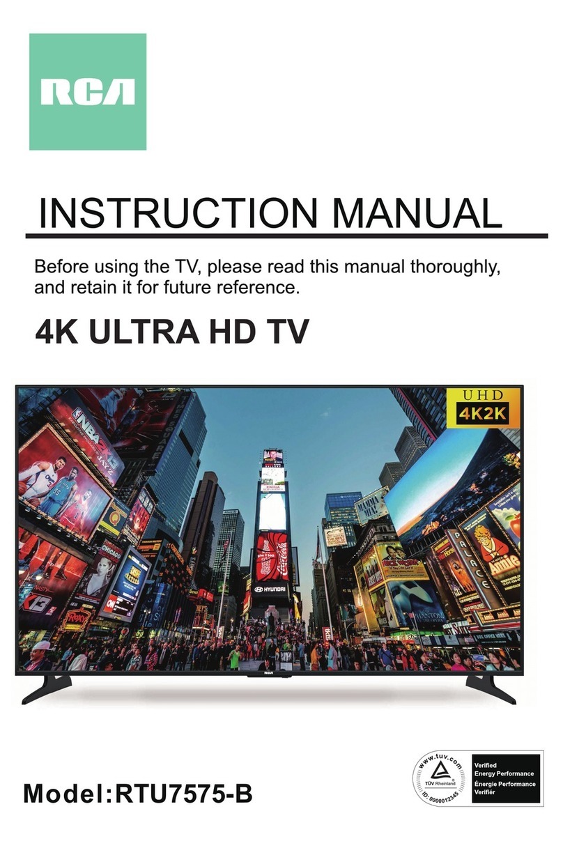RCA RTU7575-B User manual