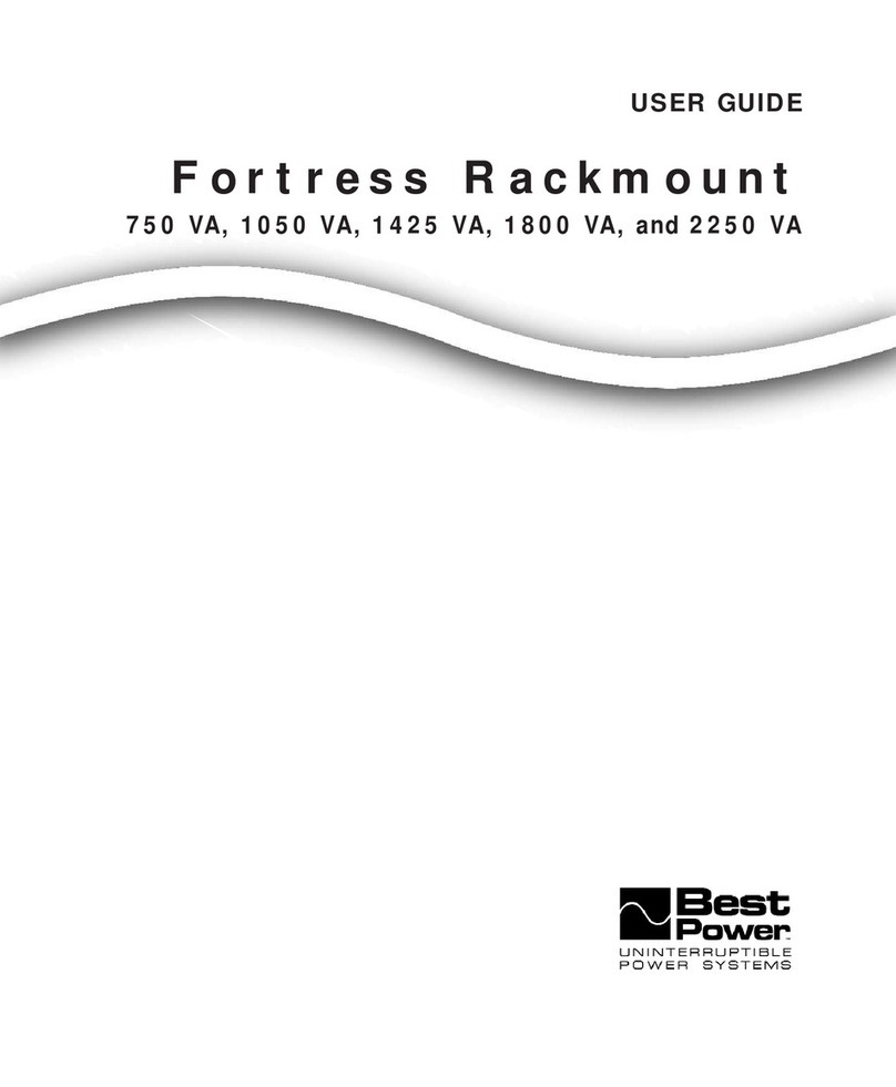 Best Power Fortress 750 VA User manual