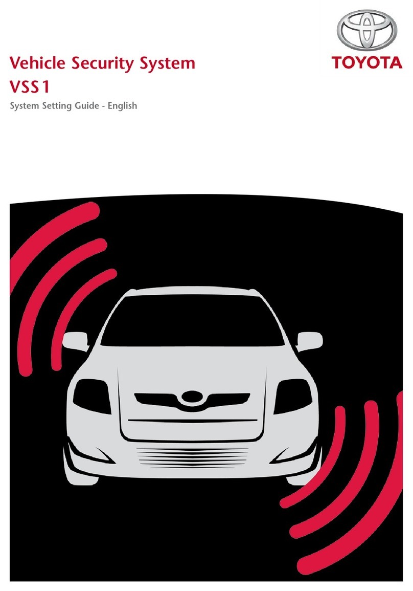 Toyota VSS 1 Settings guide
