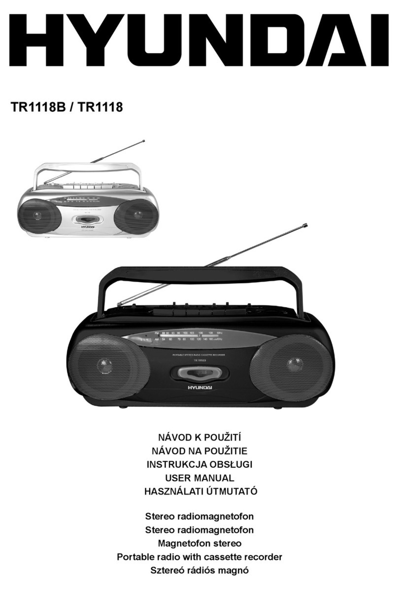 Hyundai TR1118B user manual