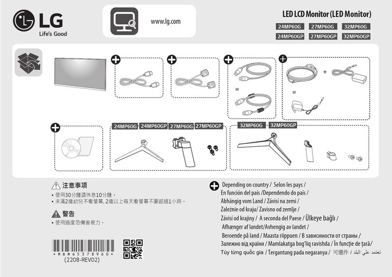 LG 24MP60GP User manual