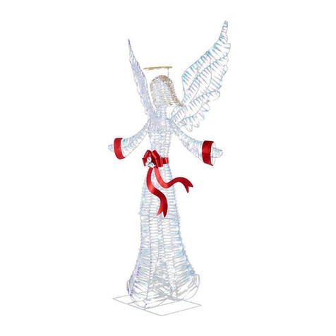 Home Accents Holiday SPARKLE Iridescent Angel 22GM80770 Assembly instructions