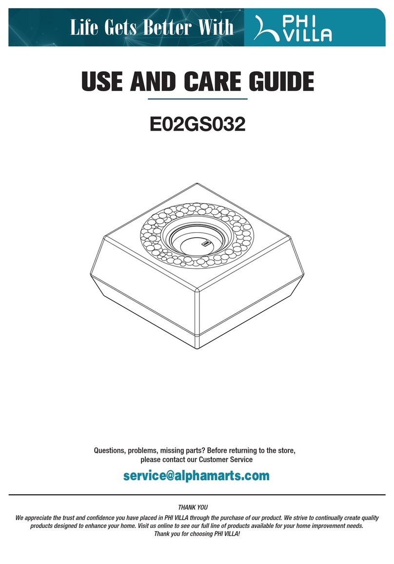 PHI VILLA E02GS032 User manual