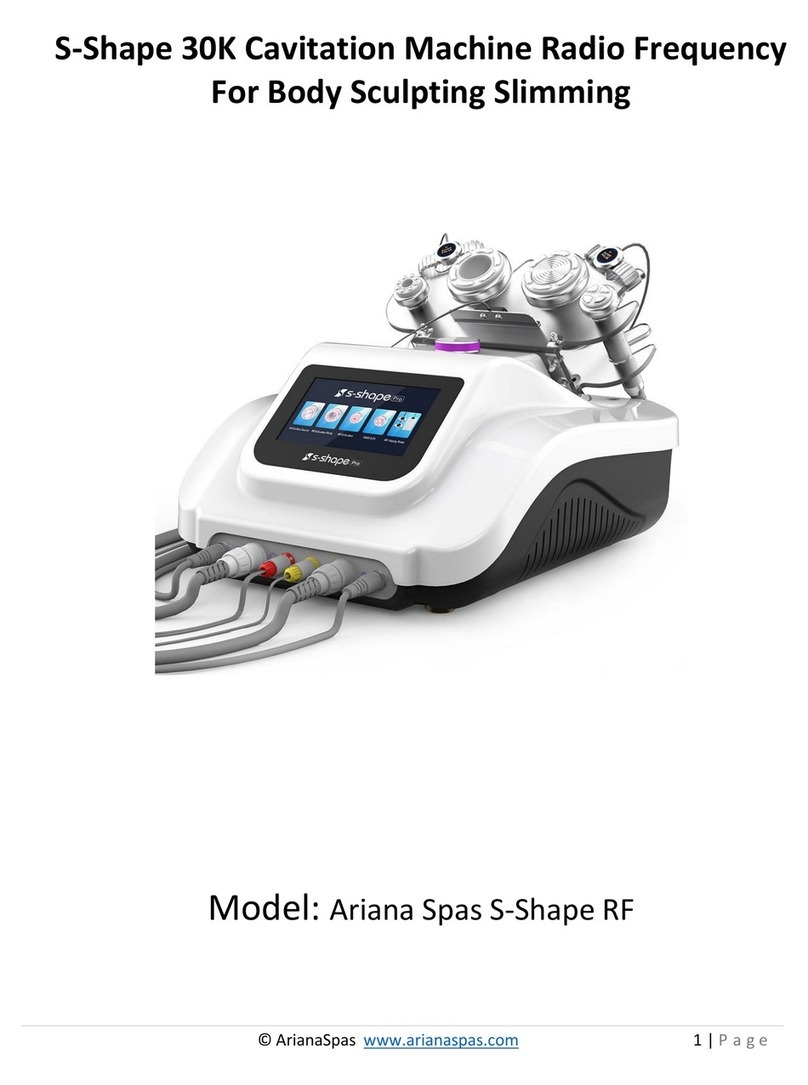 ArianaSpas S-Shape RF manual
