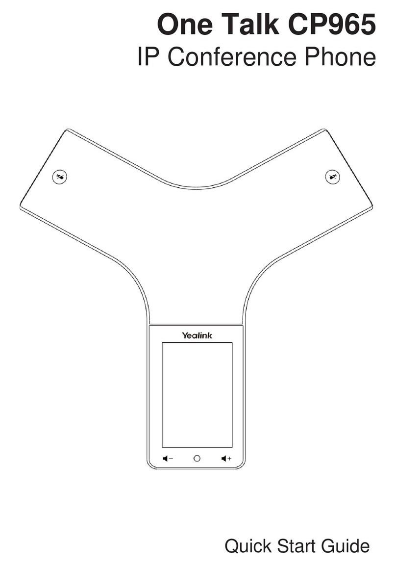 Yealink CP965 quick start guide