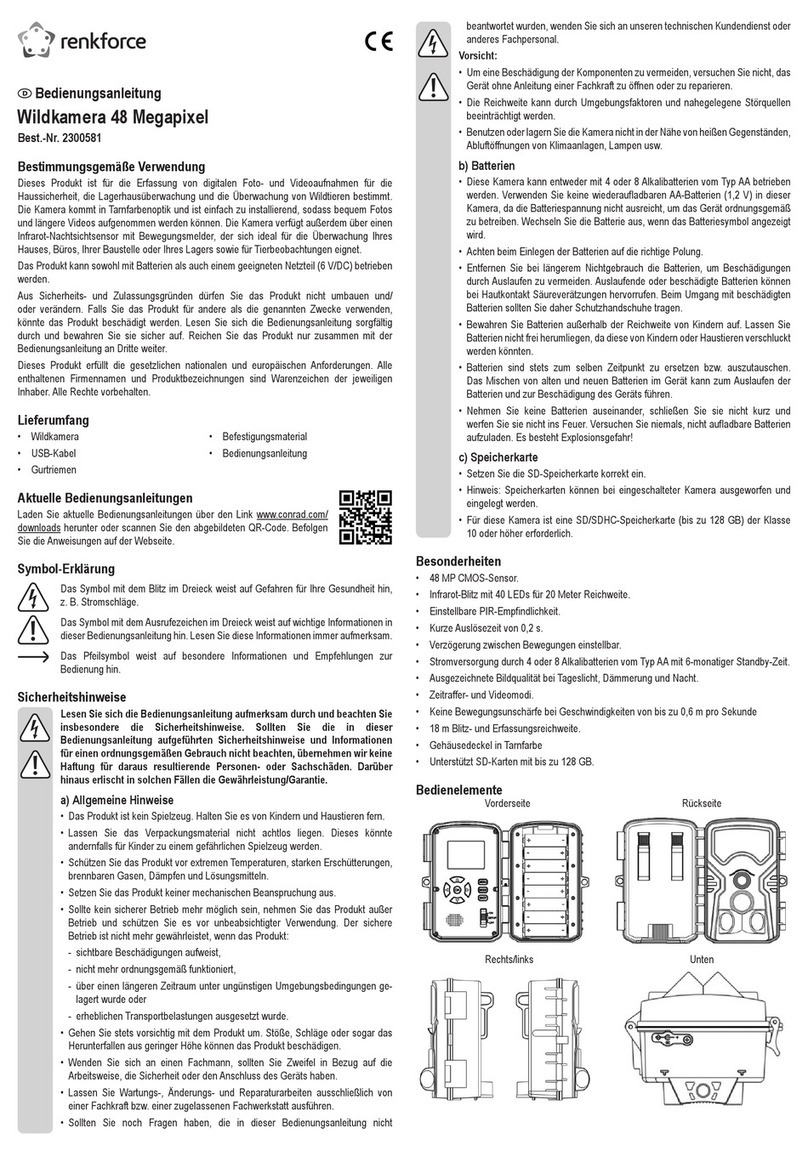 Renkforce 2300581 operating instructions