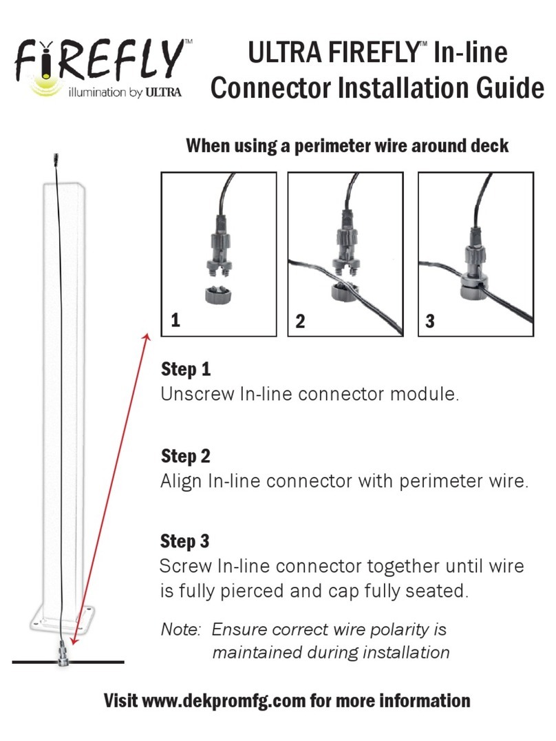Ultra FIREFLY In-line User manual