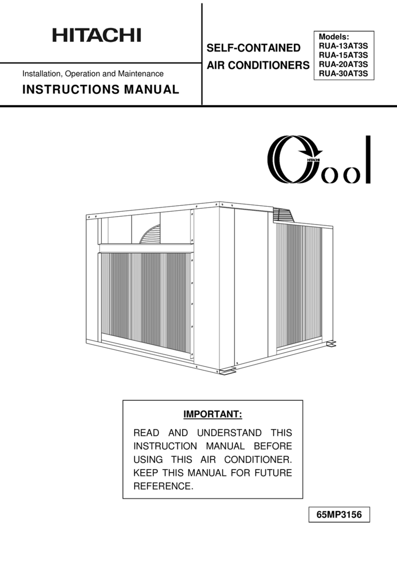 Hitachi RUA-13AT3S User manual
