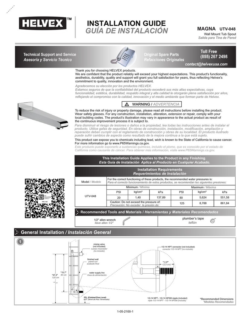 Helvex MAGNA UTV-048 User manual