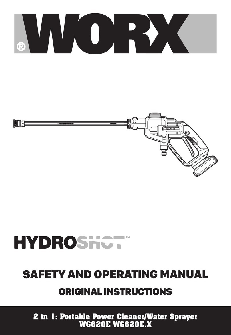 Worx HYDROSHOT WG620E Safety and operating manual