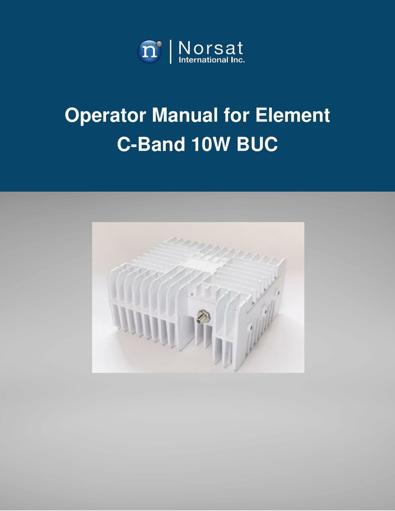 Norsat Element C-Band BUC Operator's manual