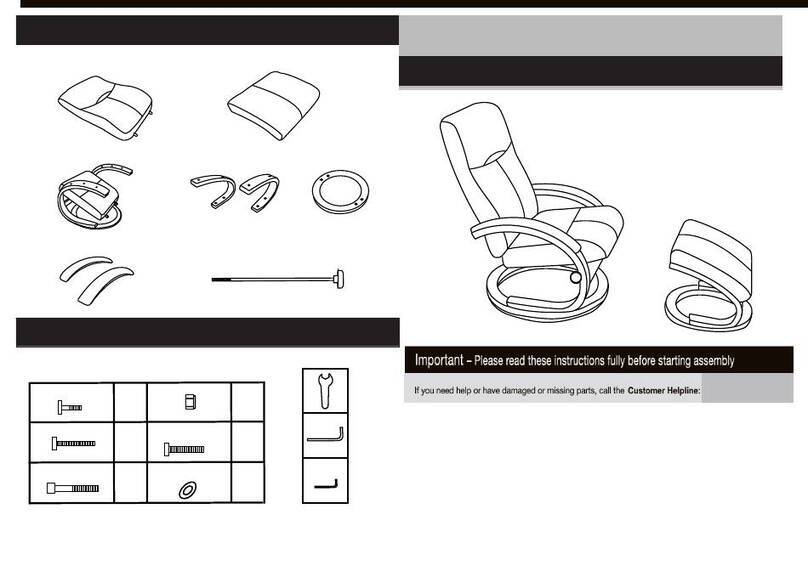 Argos Franklin Recliner 2493567 Assembly instructions Argos Franklin Recliner 2493567 Assembly instructions
