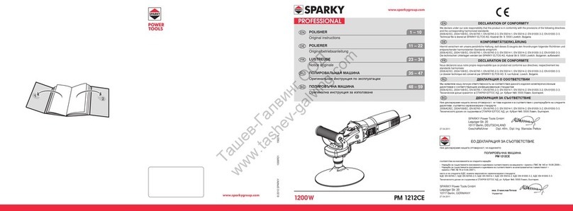 Sparky Group PM 1212CE User manual