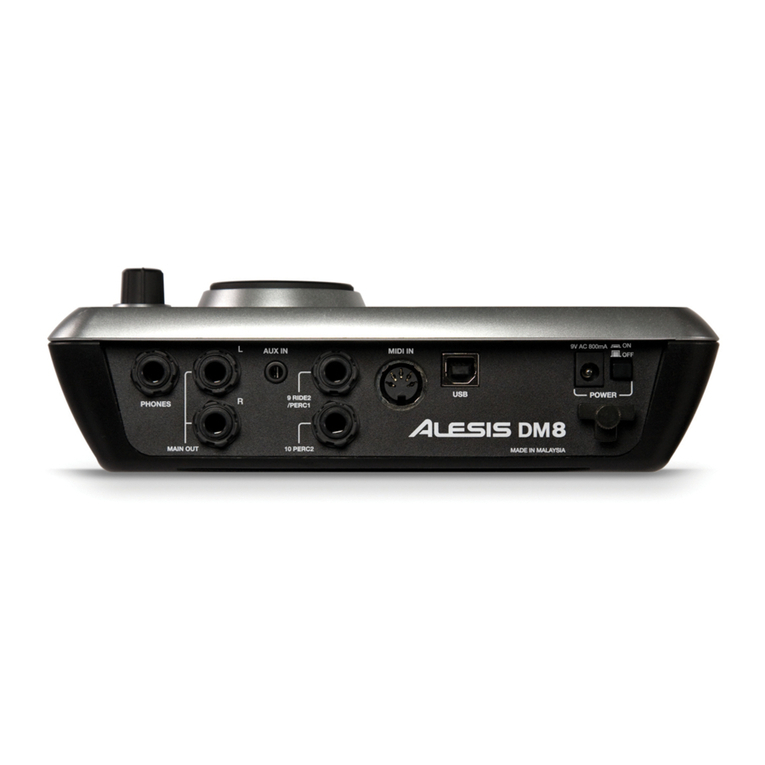 Alesis DM8 User manual